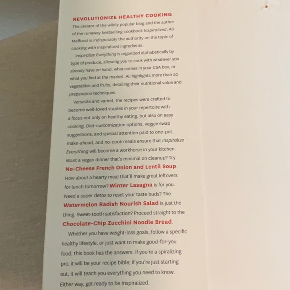 Inspiralize Everything recipe book - Picture 2 of 7